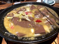 葱油酸汤鸭血-真味汤馆(汽博店)