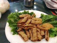 炸松肉-西域美食蘭州拉面