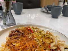 泡菜牛肉炒粉丝-鹿港小镇(悠唐店)