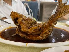 罾蹦鲤鱼-奥华餐厅·老张记(台基厂店)
