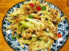 椒盐花菜-去茶去餐厅(中央大街店)