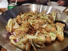 干锅有机花菜牛腩-黄泥岗·地道湖北菜(奥特莱斯店)