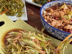 延庆特色豆腐-北京龙庆四季香农家饭庄·灶台鱼·碳烤虹鳟鱼(龙庆峡店)