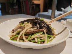 茭白炒现划鳝丝-玫瑰厅上海菜(兴国路店)