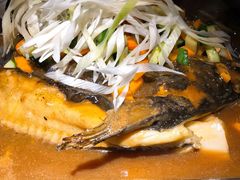 酱香烤鱼-探鱼·鲜青椒爽麻烤鱼(广州花都来又来店)
