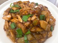 莲藕烧茄丁-友谊餐馆(永安路店)
