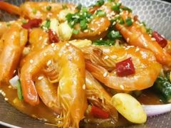 干锅香辣基围虾-百鲜楼(藏龙岛店)