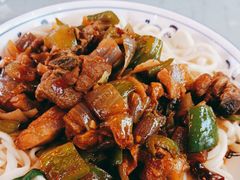 辣子鸡拉条子拌面-贺秦生陕面王(富力城店)