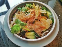 脆瓜拌海蜇-老头儿油爆虾(星光一期店)