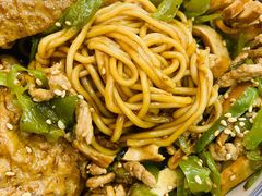 青椒干子肉丝-一味老卤面(大石桥店)