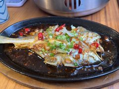 铁板黄鱼-贰醒·私房小院烧烤 (太古里店)