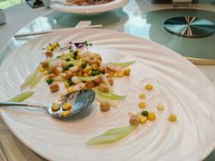 白果水晶虾仁配玫瑰细沙南瓜饼-张生记(丁香国际店)