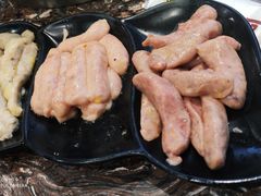 肠拼盘-啊美丽炭火烤肉(滑翔一店)