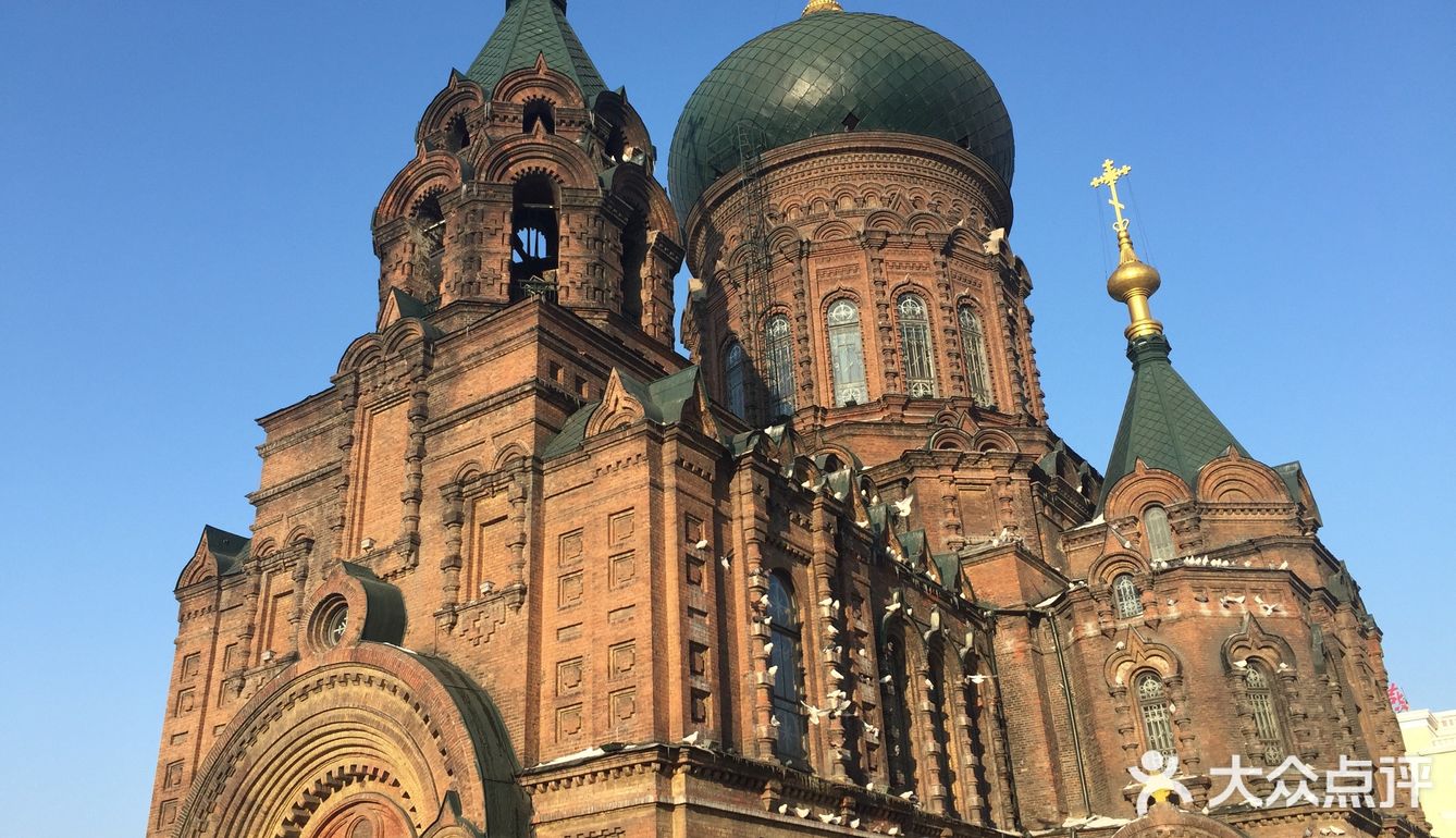 哈尔滨最大的东正教堂图片