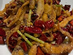 干煸鱿鱼须-大铁勺新津菜(熙悦汇店)