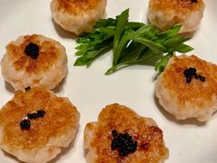 鱼子酱松露煎虾滑-永安鱼庄·镇江菜(东吴路店)