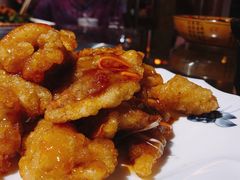 -东来菜馆•手抓海鲜家常菜•海鲜锅贴(鸽子窝店)
