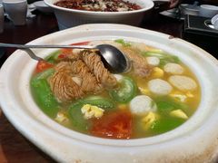 丝瓜鱼丸炖馓子-永安鱼庄·镇江菜(东吴路店)