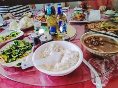 -陕北农家小吃风干羊肉剁荞面