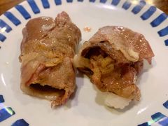 铺天盖地顶级澳牛肉火焰寿司-仙隐小鹿中華の日料(正弘城店)