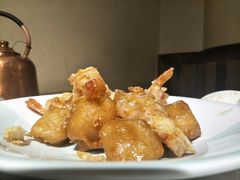 梨球酥虾-小吊梨汤·北京菜·烤鸭(鸟巢店)