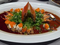 黑猪肉笋尖蒸蟹膏-品粹徽园·家常安徽菜