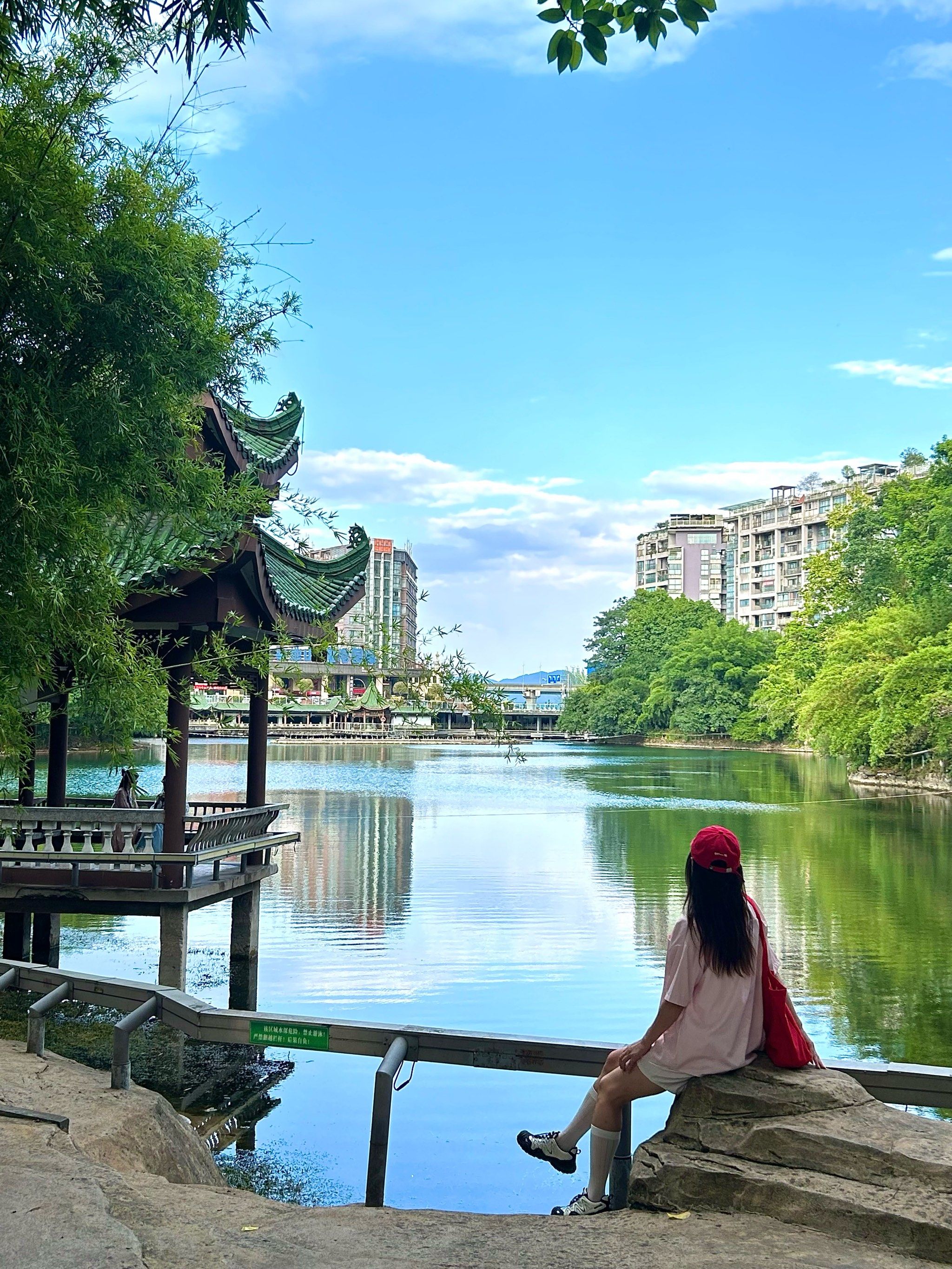 重庆!地铁直达🚇值得反复去的湖景公园🍃美哭