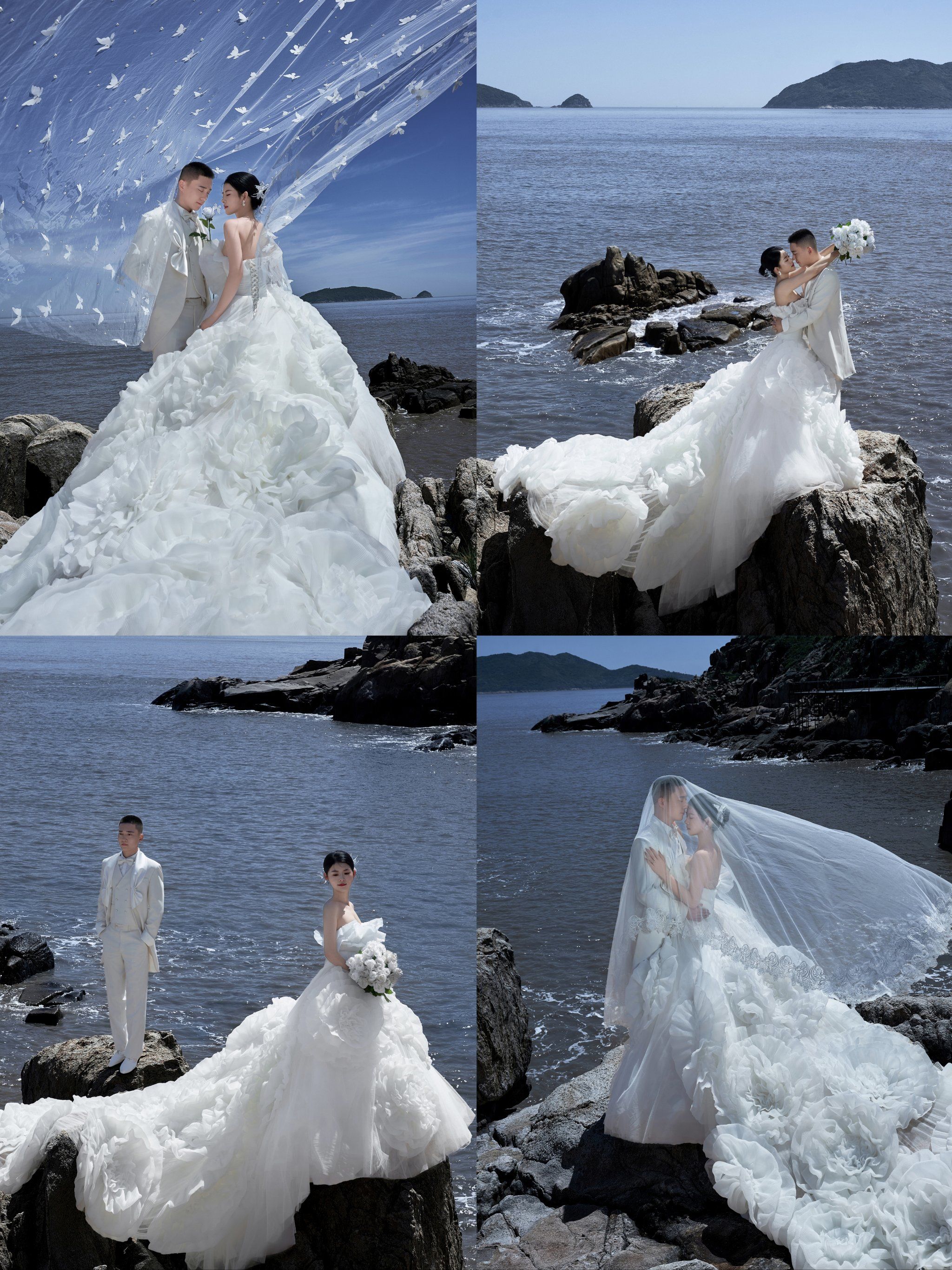 舟山海景旅拍婚纱照💙海誓诗意 邂逅浪漫
