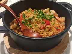 铁板芝士海鲜饭-金椰壳· 大厨新加坡菜(壹方城店)