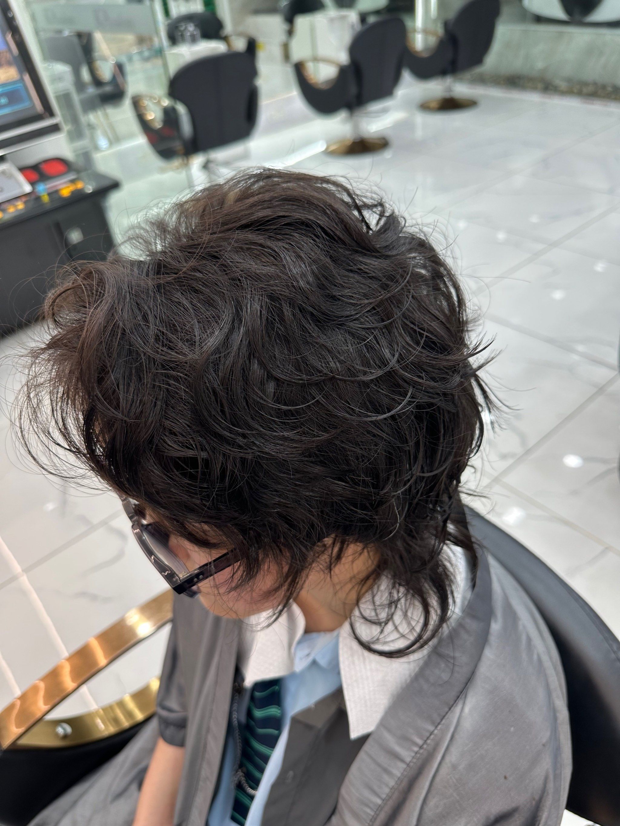 秋冬鲻鱼头氛围感烫发[糖果]