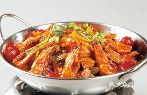 Spicy Squid and Shrimp (Pot)