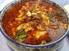 水煮肉片-民俗百家姓饭店(纺织城正街店)