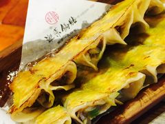 韭黄牛肉锅贴-海荣锅贴馆(五味十字店)
