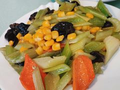 小木耳玉米炒西芹-日昌餐馆(德胜门店)