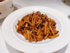 腊肉茶树菇-宝轩渔府·老字号海鲜·正宗津菜(水上店)