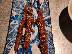 烤羊肉串-探鱼·鲜青椒爽麻烤鱼(天河优托邦店)