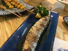 盐烧秋刀鱼-鱼意寿司(钟村分店)