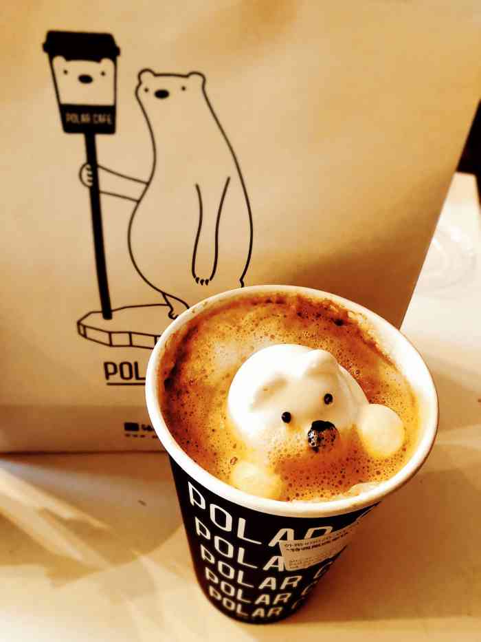 宝拉熊咖啡polar cafe(望京店)-"位于望京商业中心,方恒购物中心对面