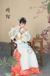 -后宫·古装汉服京剧儿童亲子全家福摄影