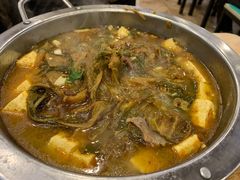 狗肉炖豆腐干白菜-春明狗肉馆(经开一区店)