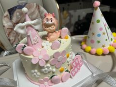 -咖咖熊蛋糕定制·英国蓝风车动物性淡奶油