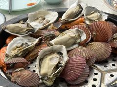 老灶蒸汽海鲜锅-巧克力渔家.小船海鲜胶东菜(万平口店)