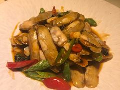 紫苏炒蛏子-百味馆·粤菜·湛江菜(后海花园店)