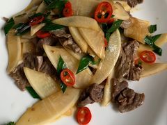 泡萝卜炒牛肉-金稼园·金平湖农家菜