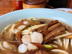 虾爆鳝面-奎元馆.百年奎元.非遗传承(西湖边的解放路店)