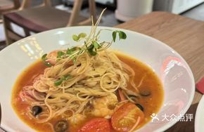 Signature Shrimp Tomato Angel Hair Pasta