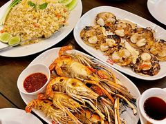 烤大头虾-大螃蟹海鲜餐厅
