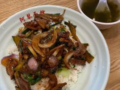 酱爆猪肝饭-阿琴面馆(武林路店)
