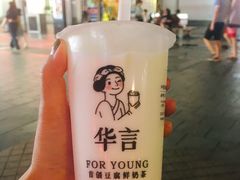 -华言豆腐鲜奶茶(杨家坪店)