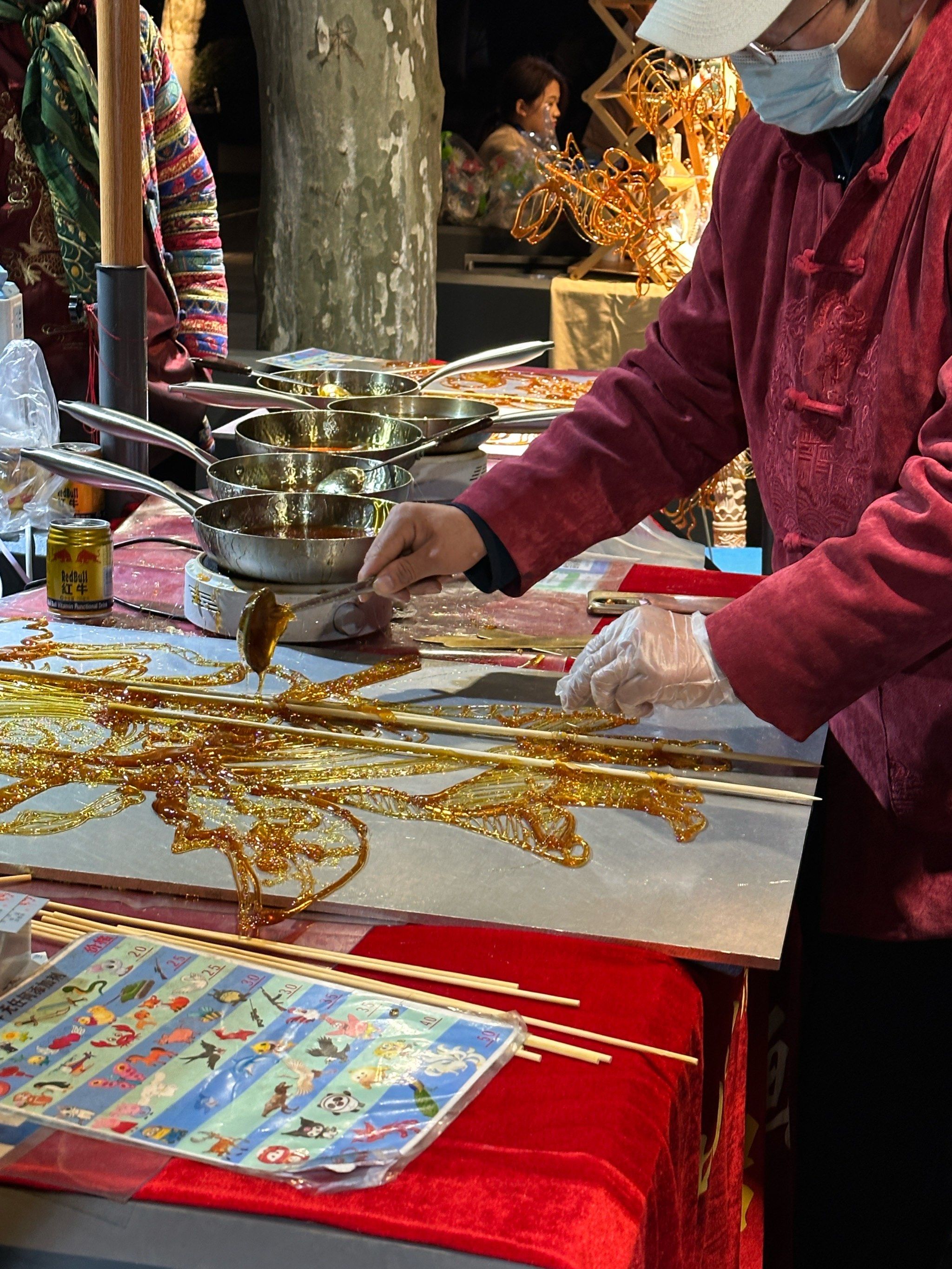 杭州街头的非遗艺术